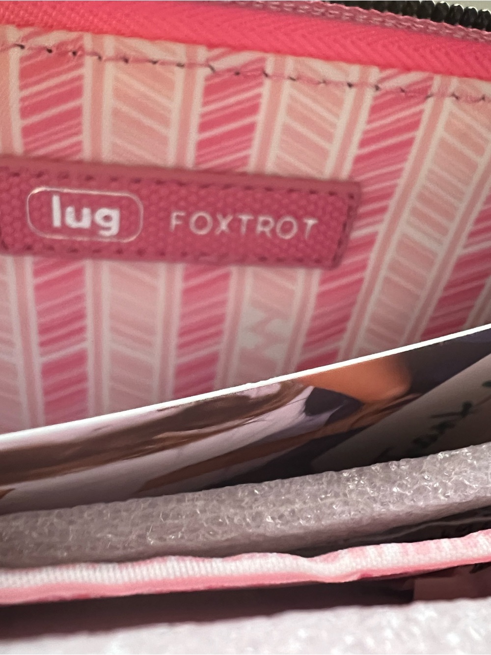 Lug Foxtrot Wallet  - Pink Tourmaline NWT Matte Luxe - Picture 2 of 2